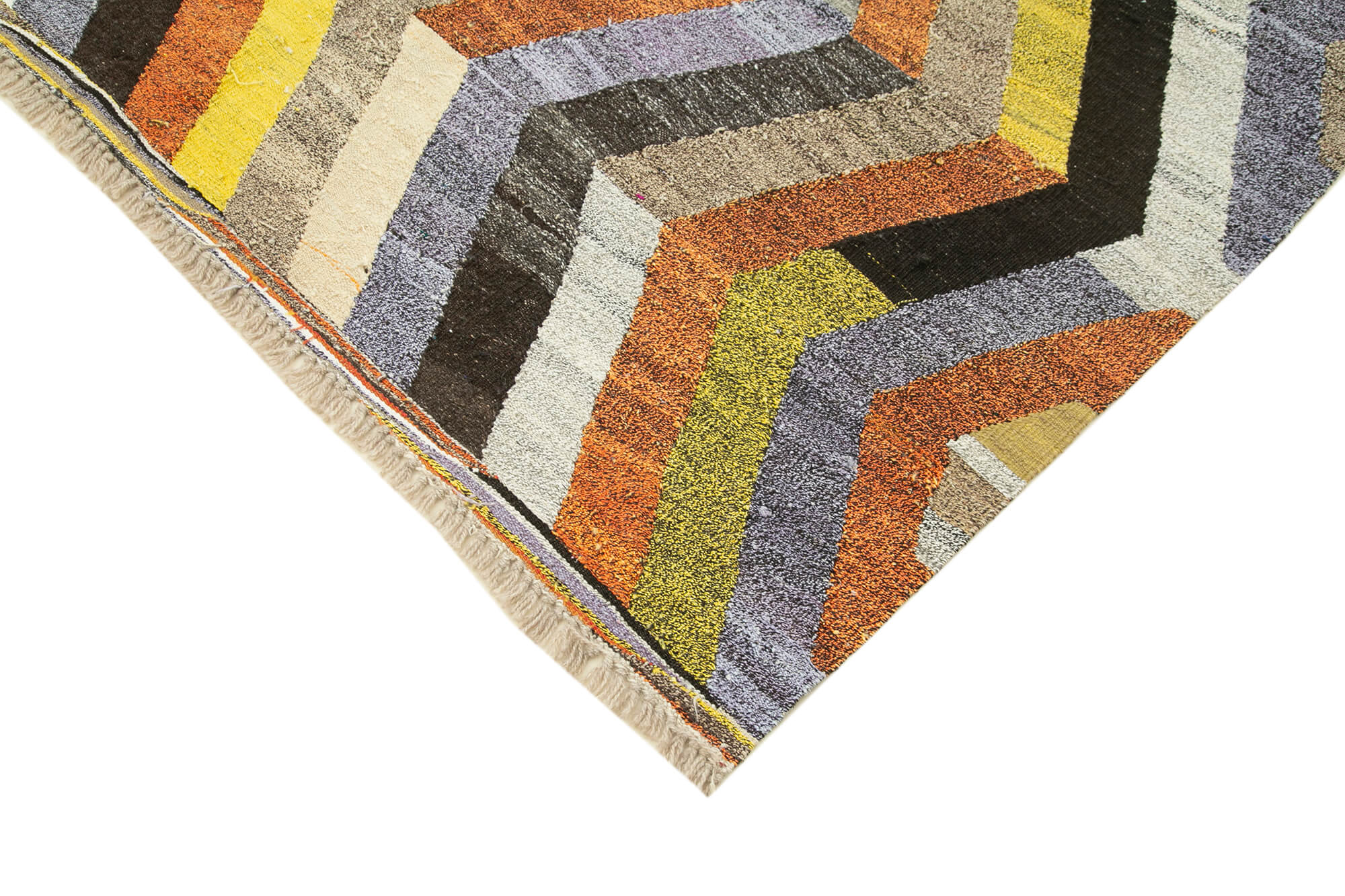 6x8 Multicolor Contemporary Area Rug - 22752