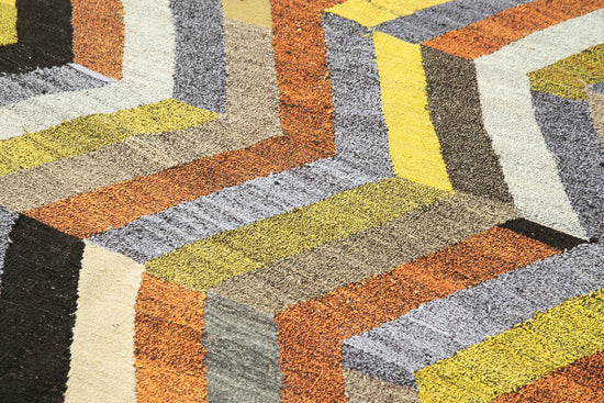 6x8 Multicolor Contemporary Area Rug - 22752