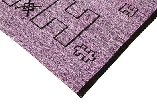 6x9 Purple Contemporary Area Rug - 22753