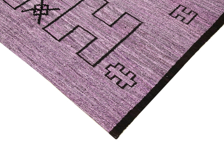 6x9 Purple Contemporary Area Rug - 22753