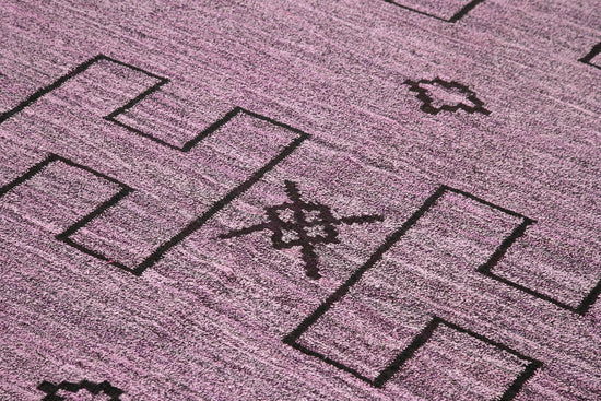 6x9 Purple Contemporary Area Rug - 22753