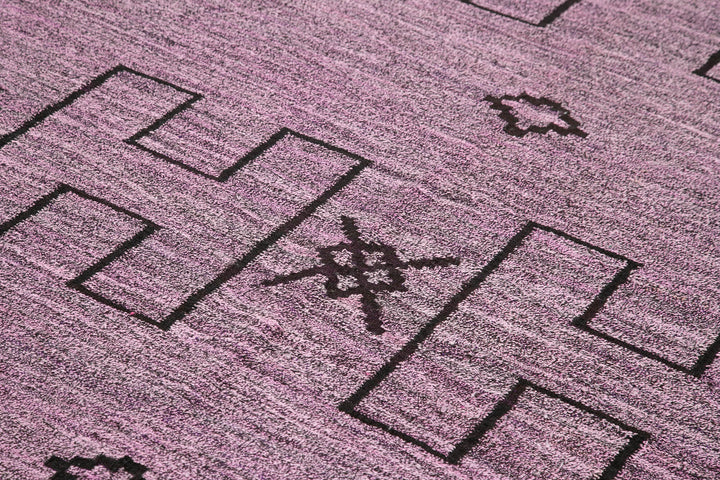 6x9 Purple Contemporary Area Rug - 22753