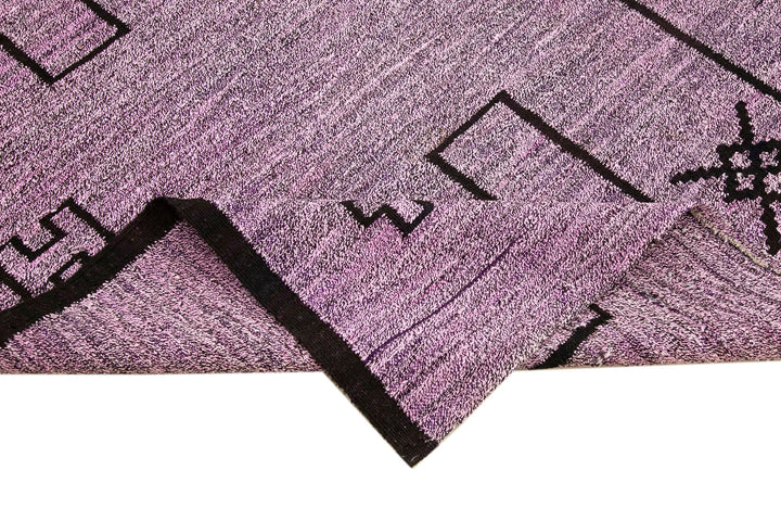 6x9 Purple Contemporary Area Rug - 22753