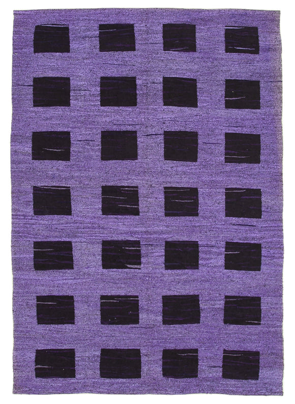 7x10 Purple Contemporary Area Rug - 22755