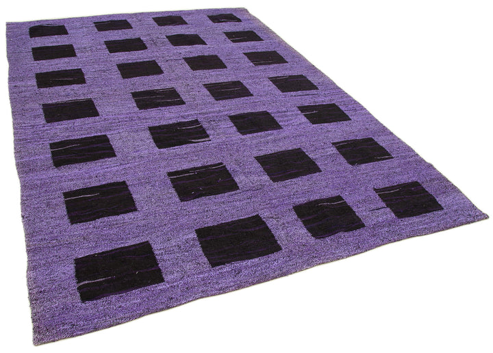 7x10 Purple Contemporary Area Rug - 22755
