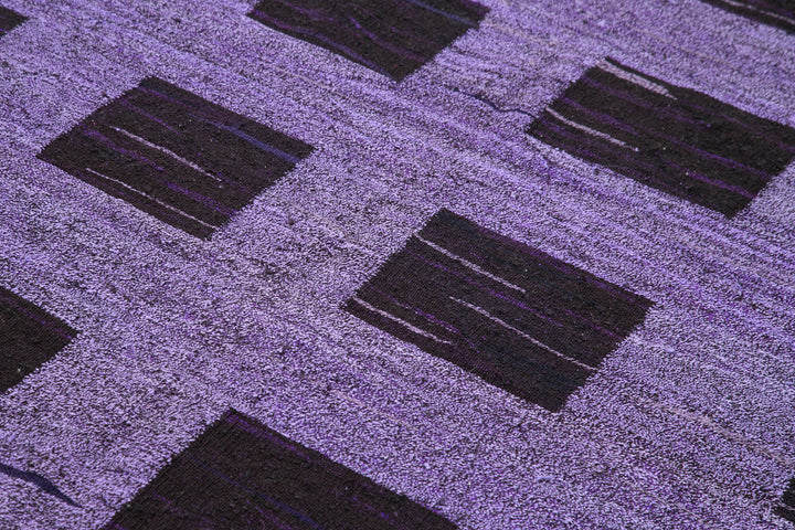 7x10 Purple Contemporary Area Rug - 22755