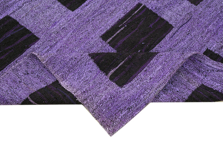 7x10 Purple Contemporary Area Rug - 22755