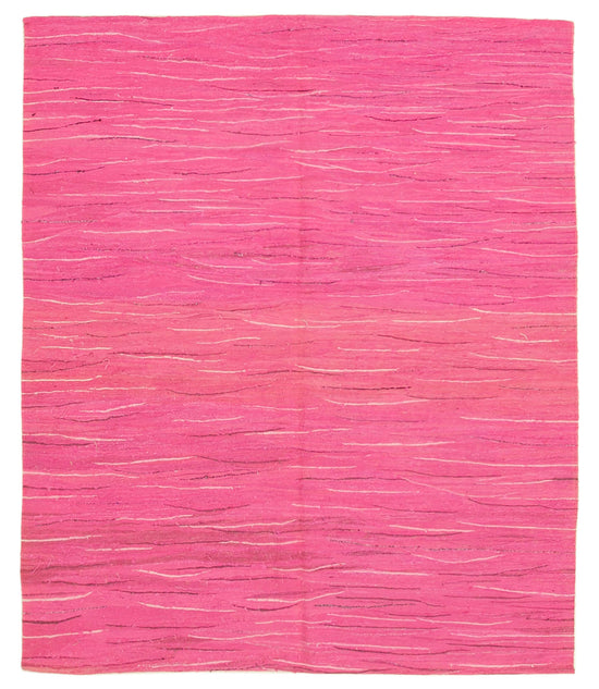 7x8 Pink Contemporary Area Rug - 22756