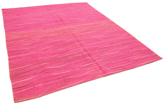 7x8 Pink Contemporary Area Rug - 22756