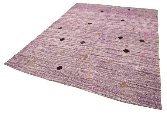 6x9 Purple Contemporary Area Rug - 22761