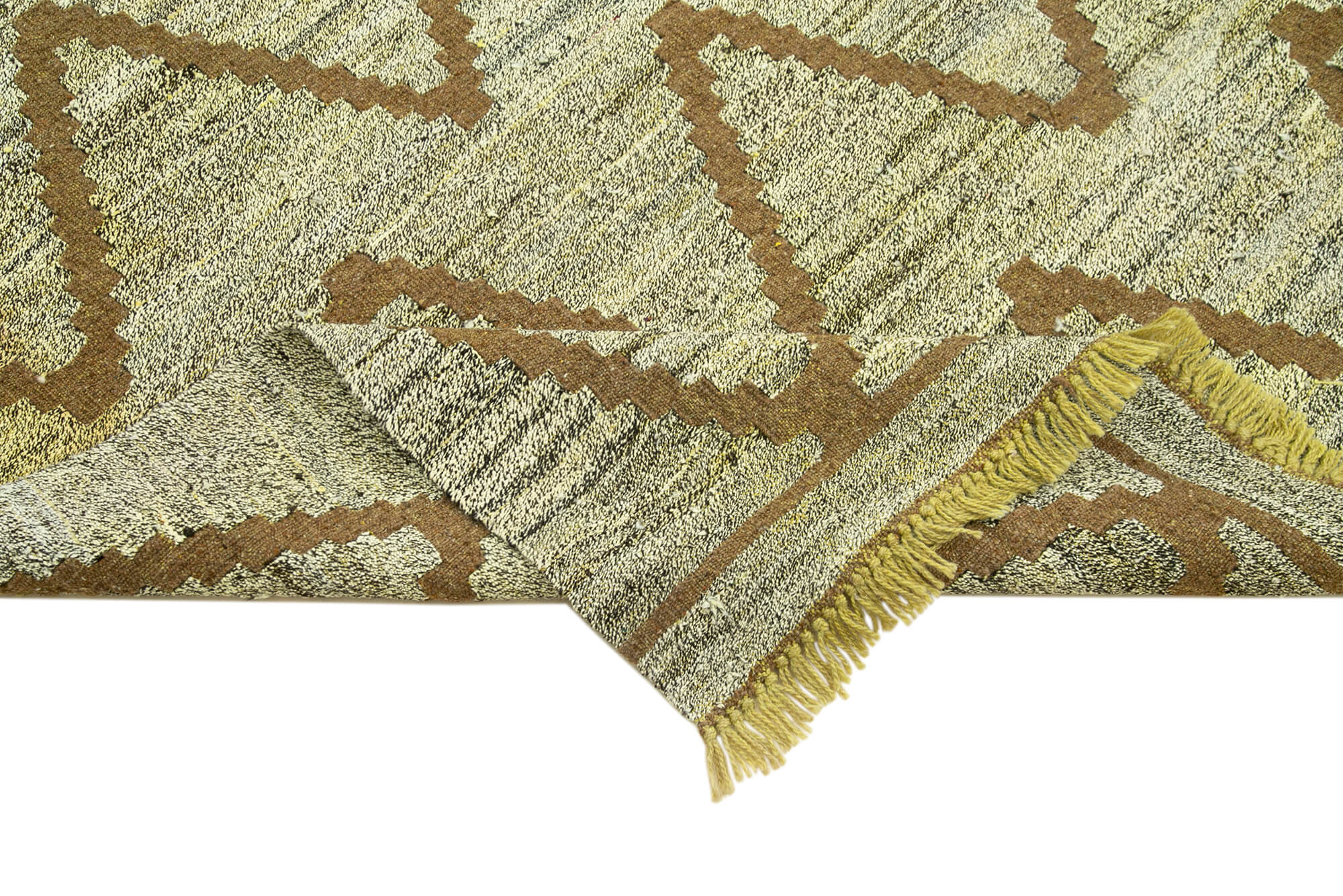 7x10 Green Contemporary Area Rug - 22766