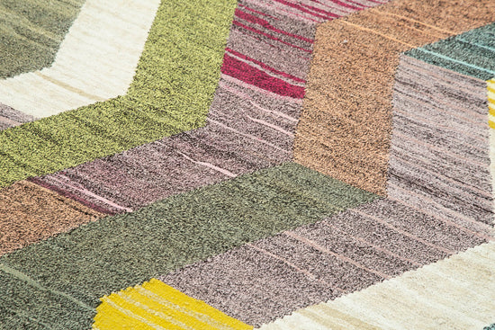 7x10 Multicolor Contemporary Area Rug - 22771