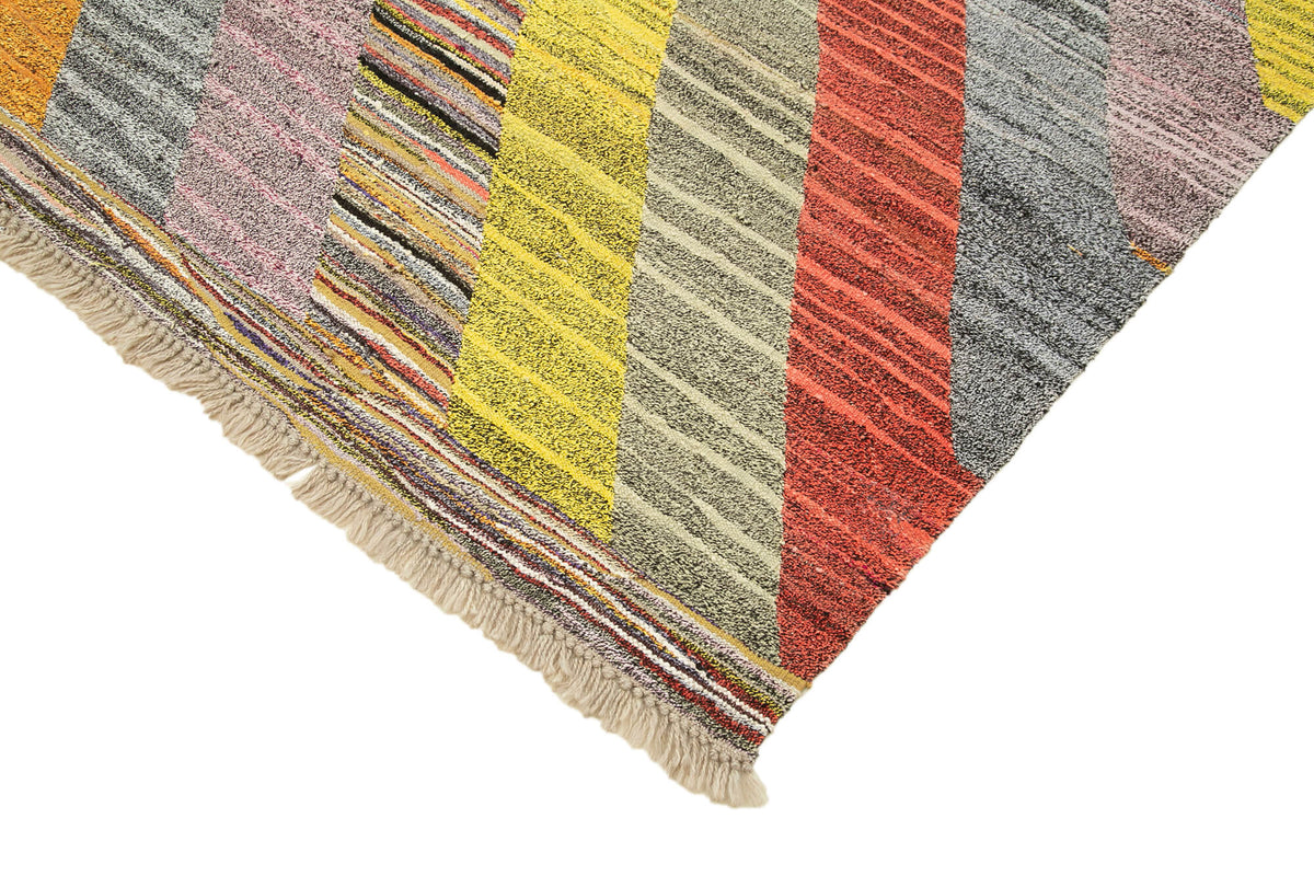 7x10 Multicolor Contemporary Area Rug - 22772