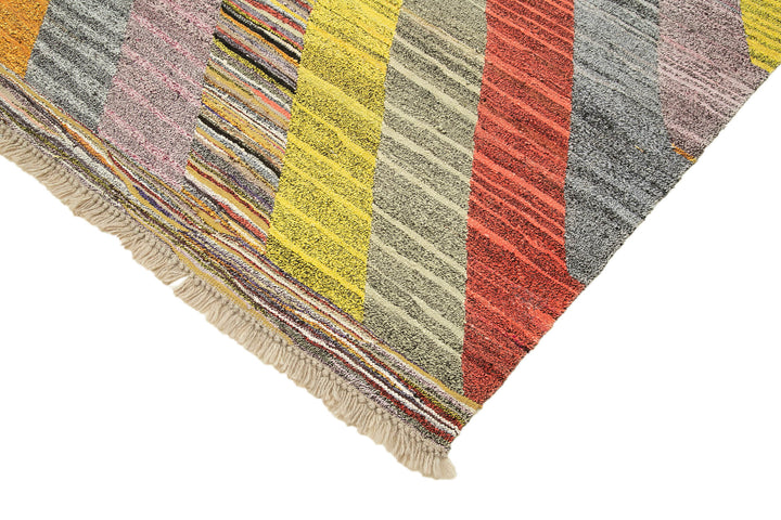 7x10 Multicolor Contemporary Area Rug - 22772