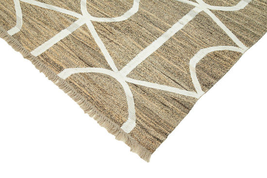 8x10 Beige Contemporary Area Rug - 22778