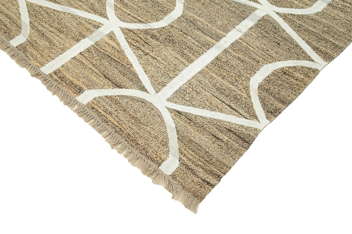 8x10 Beige Contemporary Area Rug - 22778