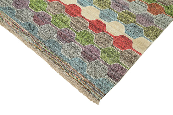 8x10 Multicolor Contemporary Area Rug - 22786