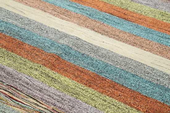 8x10 Multicolor Contemporary Area Rug - 22792