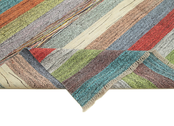 8x10 Multicolor Contemporary Area Rug - 22792