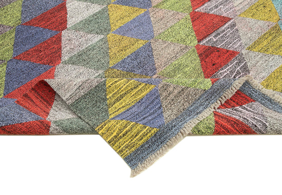 8x10 Multicolor Contemporary Area Rug - 22793