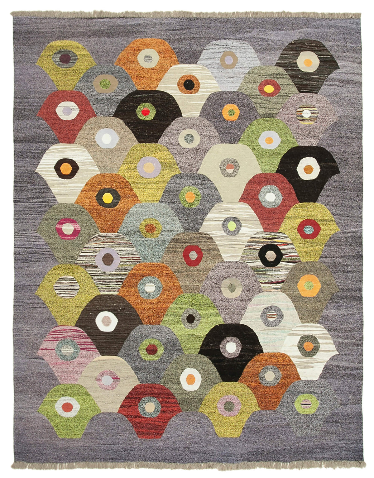 8x10 Purple Contemporary Area Rug - 22797