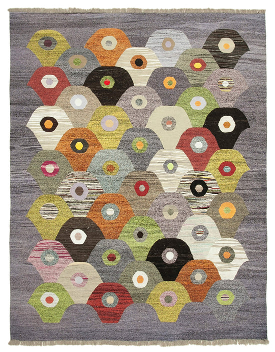 8x10 Purple Contemporary Area Rug - 22797