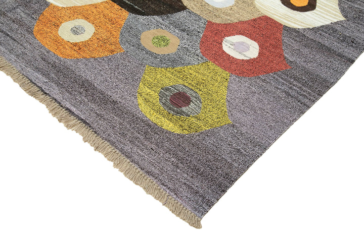 8x10 Purple Contemporary Area Rug - 22797