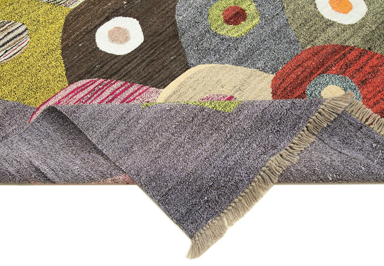 8x10 Purple Contemporary Area Rug - 22797