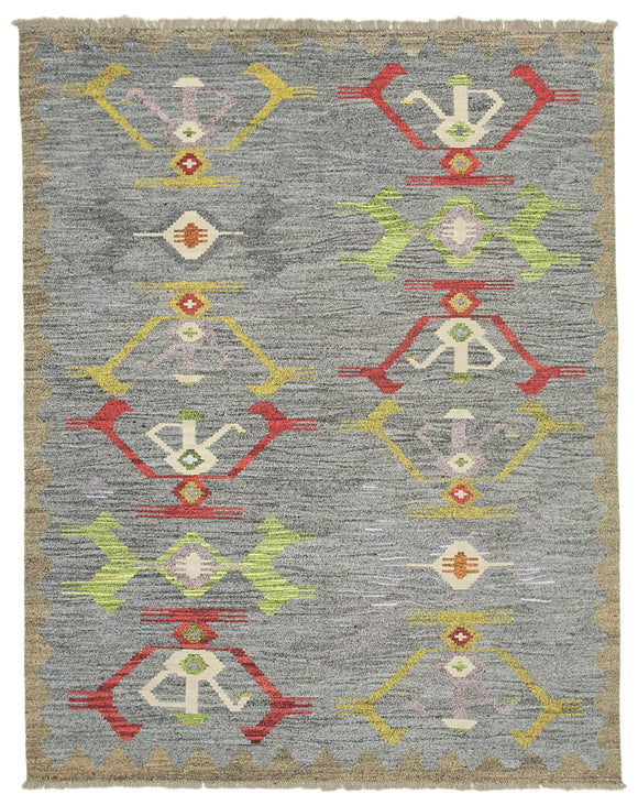 8x10 Grey Contemporary Area Rug - 22800