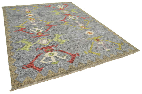 8x10 Grey Contemporary Area Rug - 22800