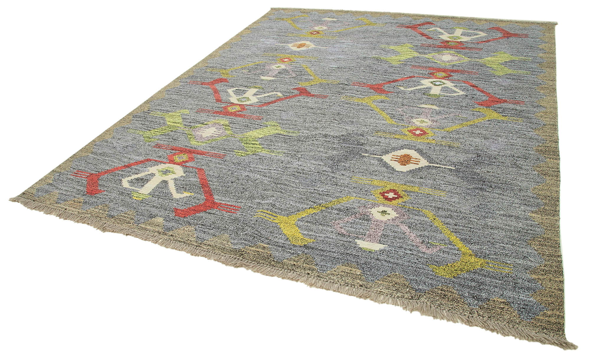 8x10 Grey Contemporary Area Rug - 22800