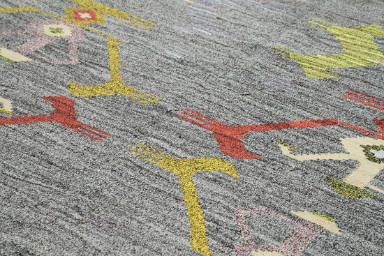 8x10 Grey Contemporary Area Rug - 22800