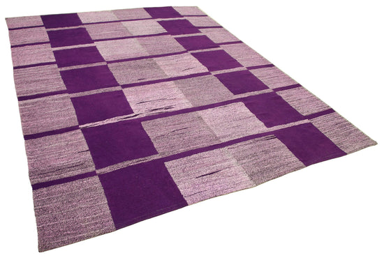 8x10 Purple Contemporary Area Rug - 22802