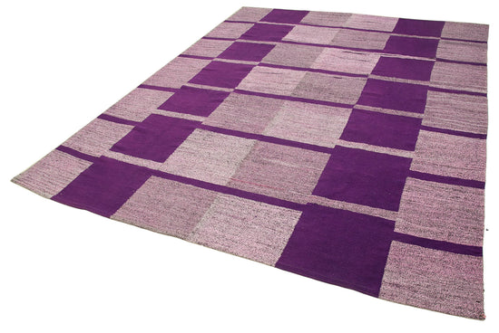 8x10 Purple Contemporary Area Rug - 22802