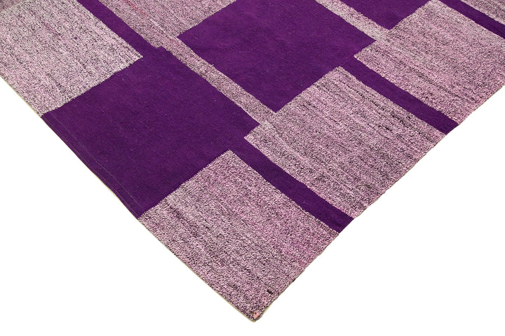 8x10 Purple Contemporary Area Rug - 22802
