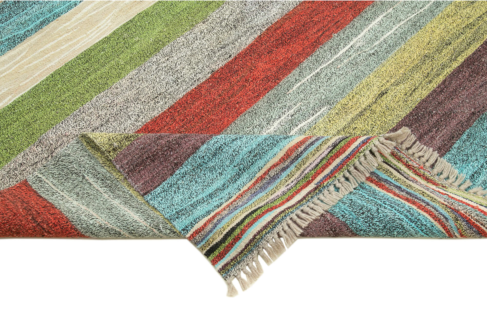 8x11 Multicolor Contemporary Area Rug - 22804