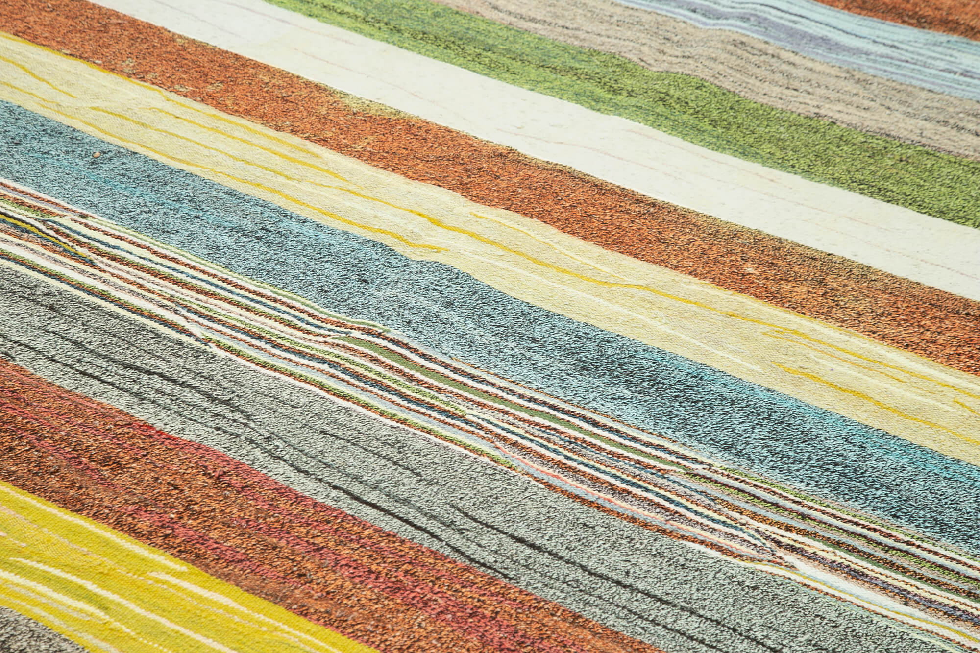 8x11 Multicolor Contemporary Area Rug - 22808