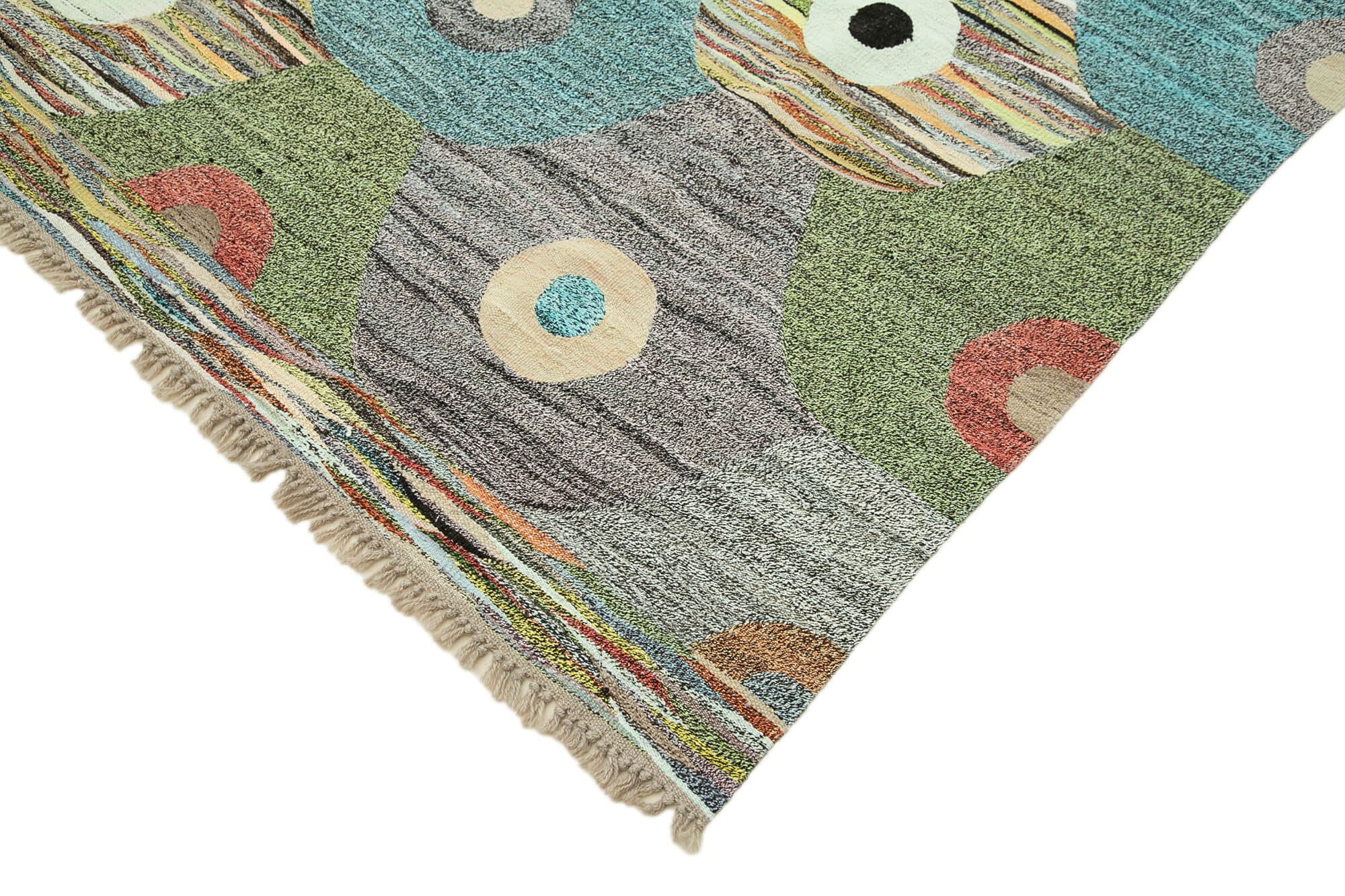 10x14 Multicolor Contemporary Area Rug - 22816