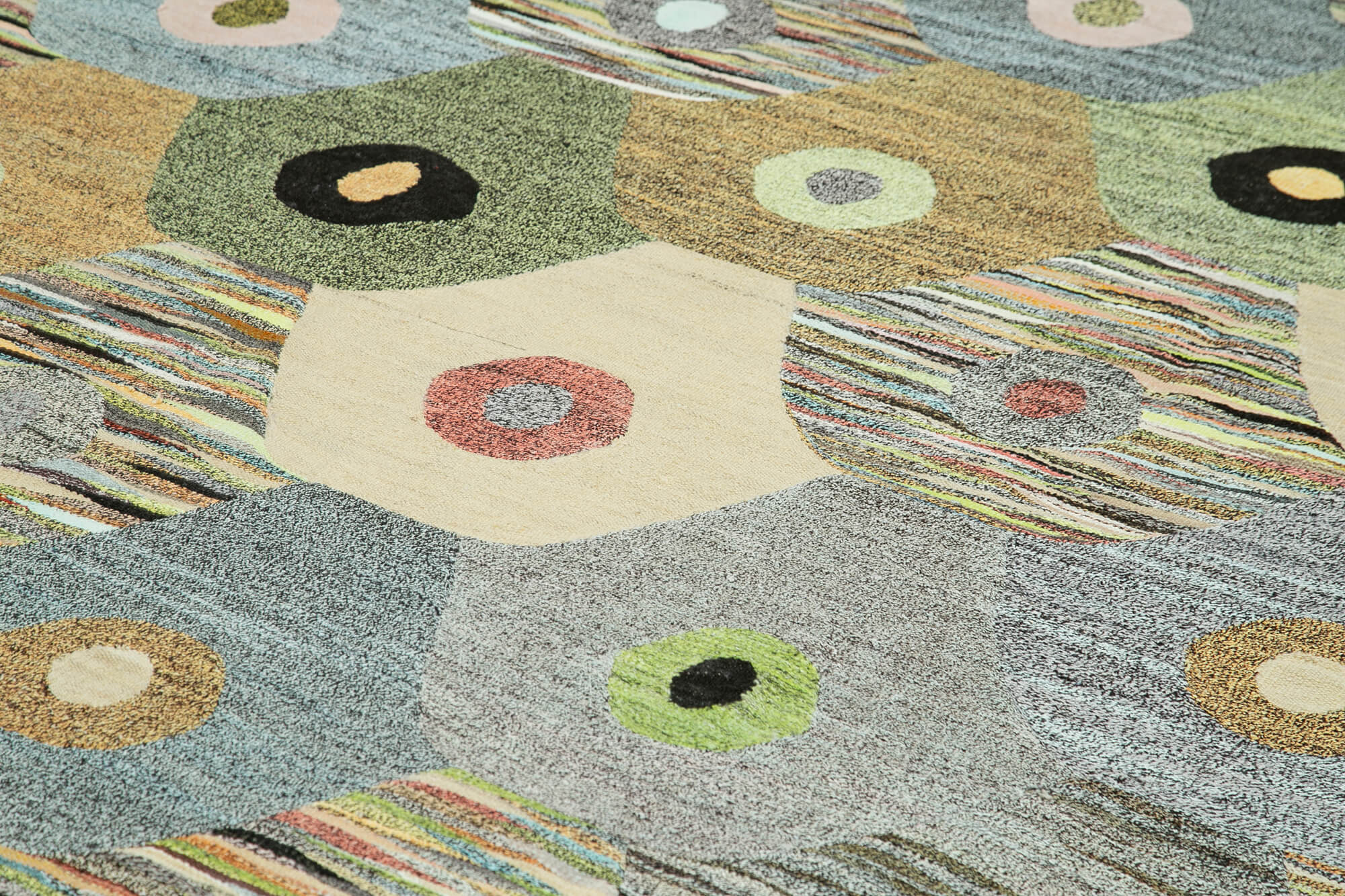 10x14 Multicolor Contemporary Area Rug - 22816