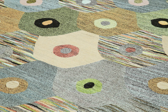 10x14 Multicolor Contemporary Area Rug - 22816