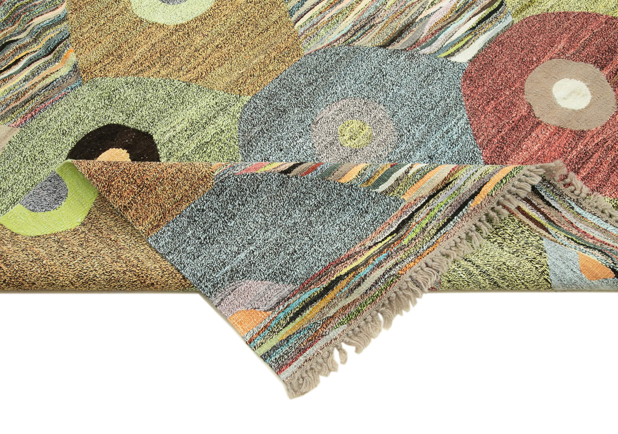 10x14 Multicolor Contemporary Area Rug - 22816