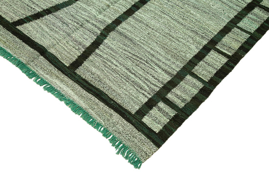 10x14 Green Contemporary Area Rug - 22817