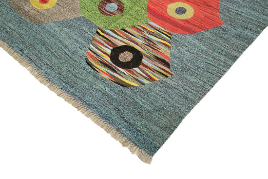 10x14 Multicolor Contemporary Area Rug - 22819