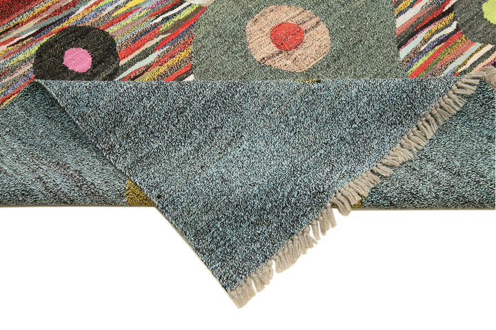 10x14 Multicolor Contemporary Area Rug - 22819