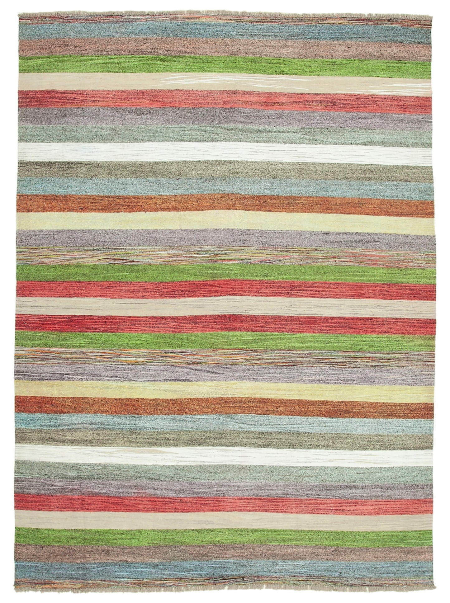 9x12 Multicolor Contemporary Area Rug - 22834