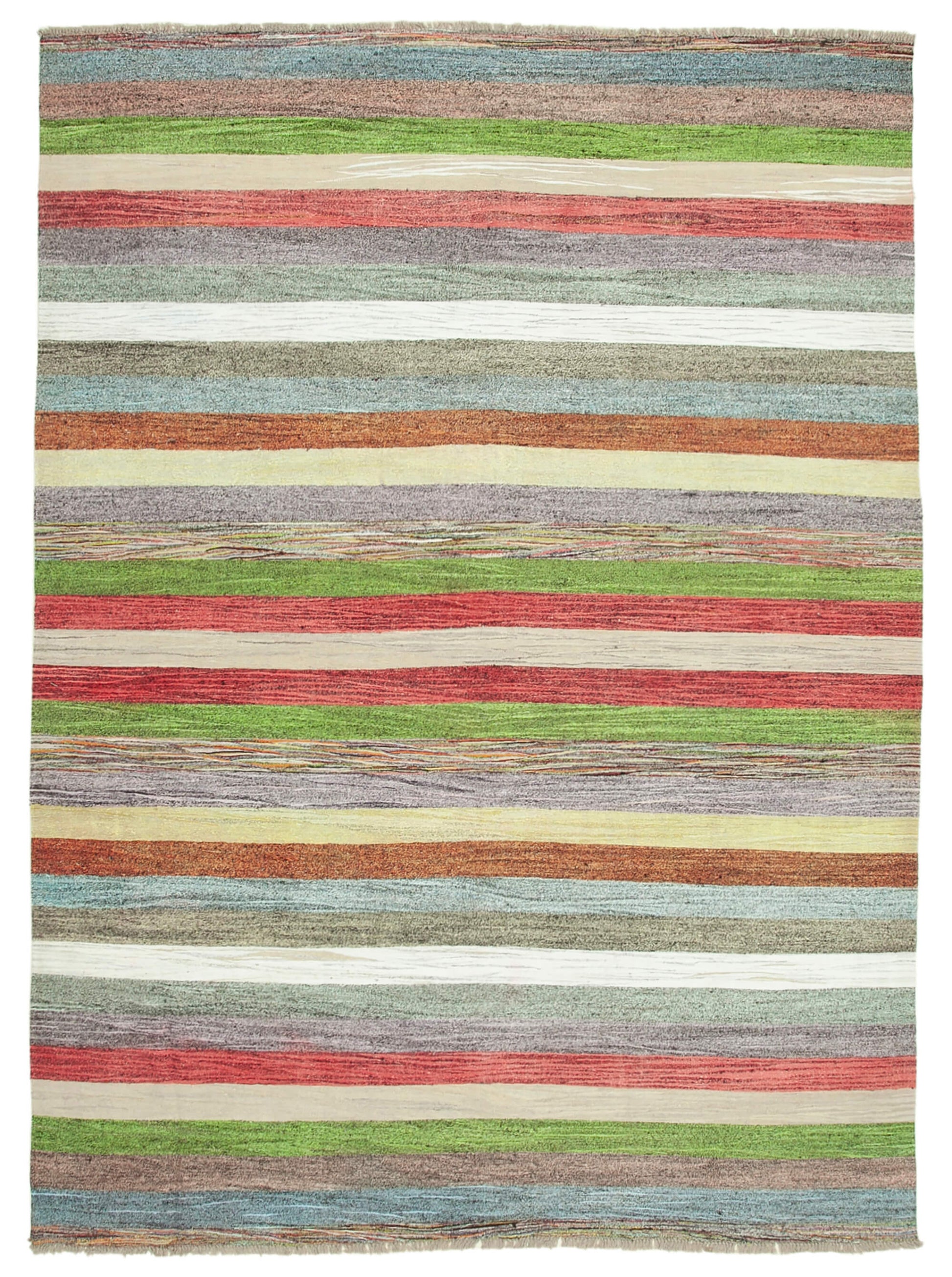 9x12 Multicolor Contemporary Area Rug - 22834