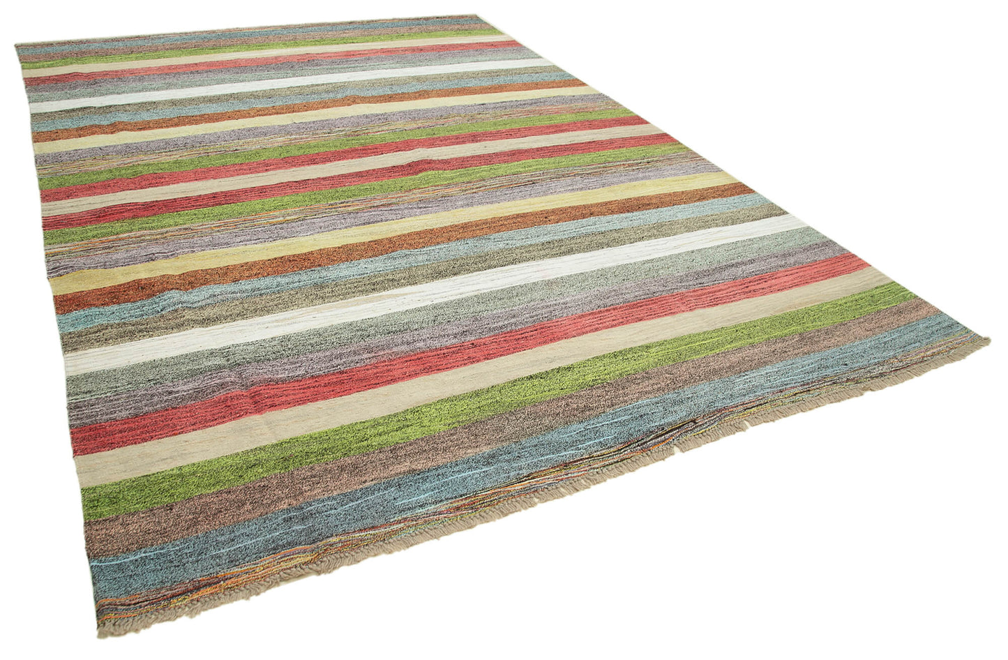 9x12 Multicolor Contemporary Area Rug - 22834