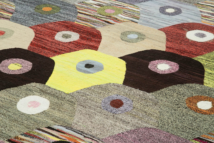 9x12 Green Contemporary Area Rug - 22837