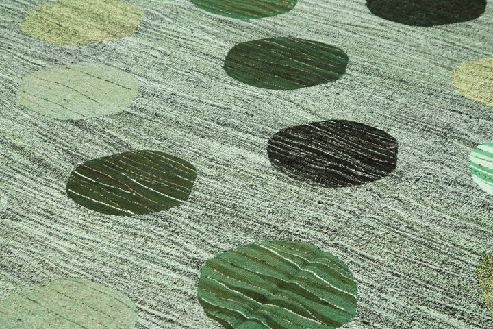 10x14 Green Contemporary Area Rug - 22856