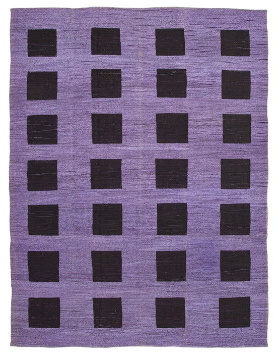 10x14 Purple Contemporary Area Rug - 22857